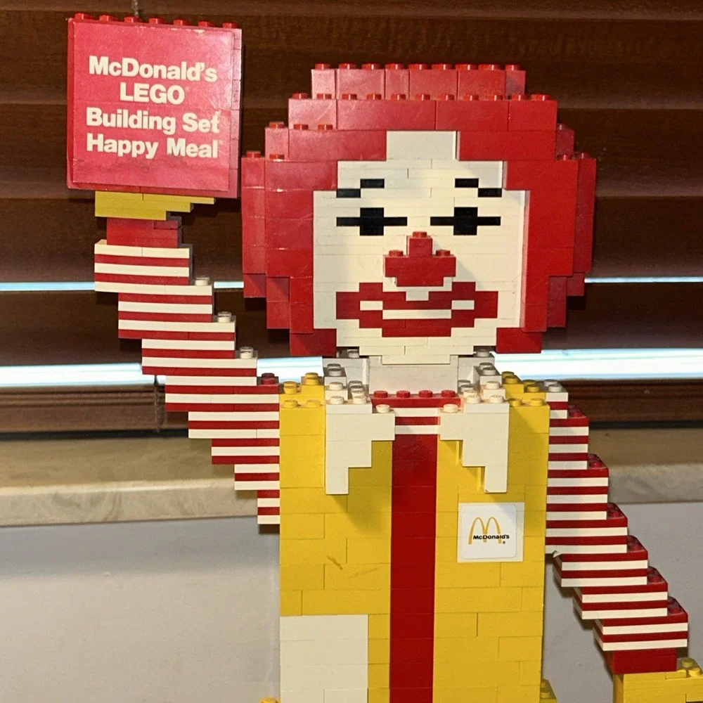Collectors 1980s Ronald McDonald Lego Store Advertising Display Figure McDonalds